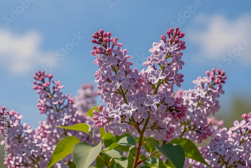 purple lilac flowers