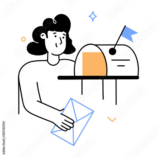 Design email marketing strategy email newsletter campaign digital marketing automation email design email list growth tips verctor art illustration png