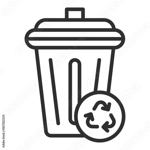 Waste Icon Single Vector Collection 