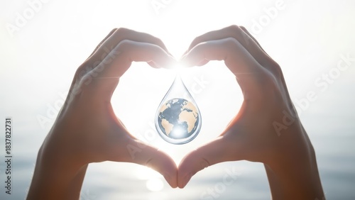 Protecting Our Planet's Precious Resource A Symbol of Love and Hope for a Sustainable Future