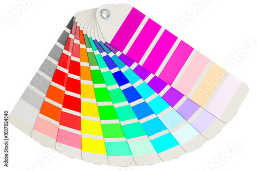 Pantone Color Palette Guide, transparent background