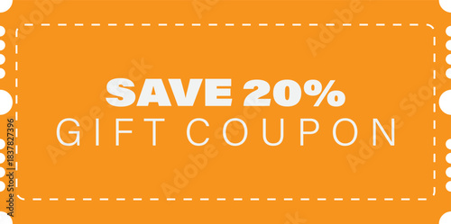 Save 20 percent gift coupon