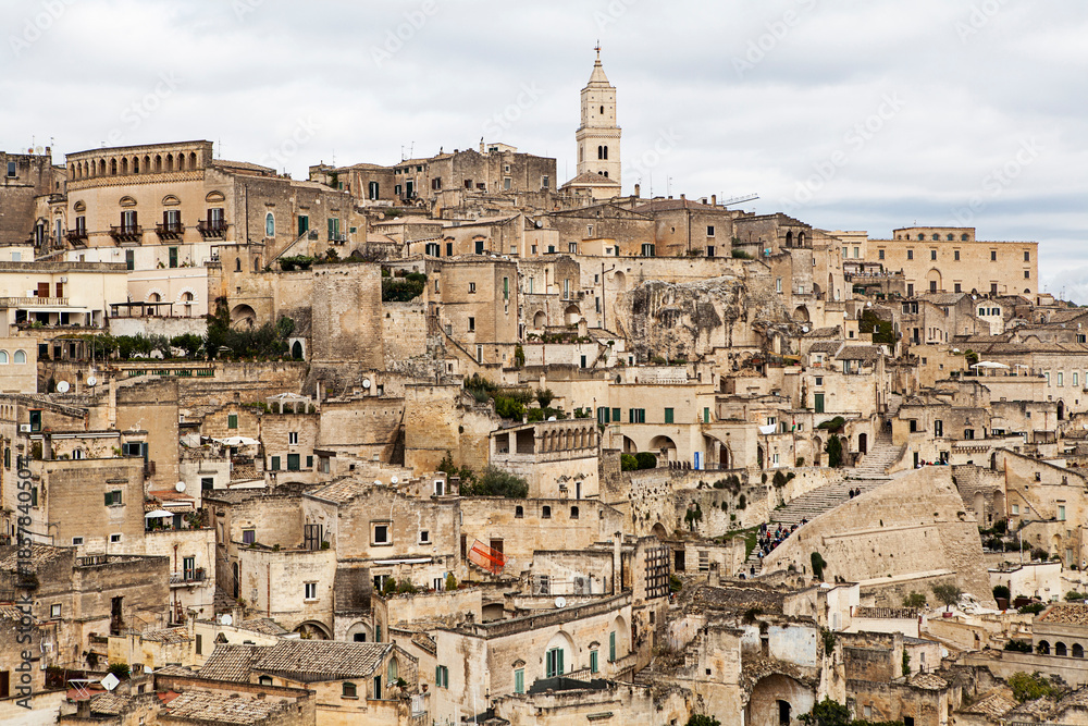 Fototapeta premium Matera is a city and commune in the province of Matera, in the Basilicata region of Italy.