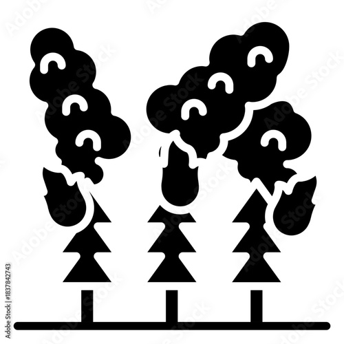 Forest fires icon