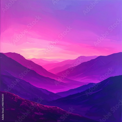 Vibrant gradient background blending bold purple and magenta hues.