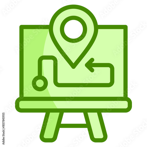 Strategic Roadmap Icon