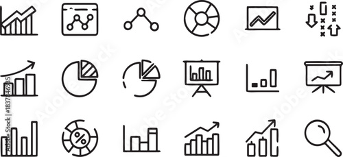 Zodiac signs icons vector set for web and design