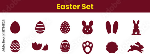 Abstract geometric design with bold colors and typography