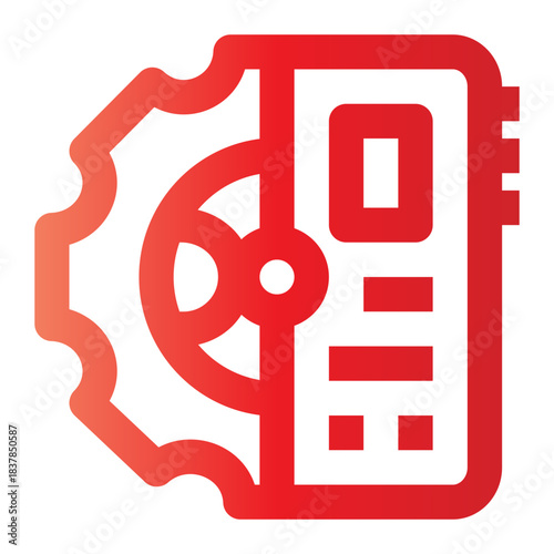 contact settings gradient icon