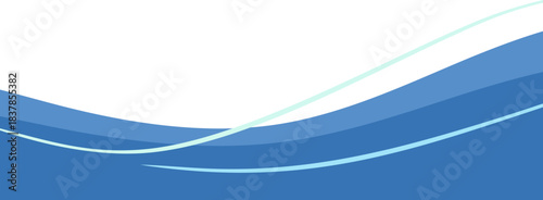 Business Footer with Line Decoration