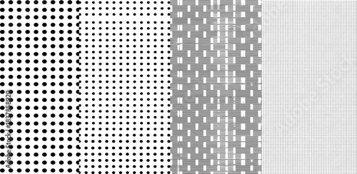 Black and White Dots and Lines, Abstract Design, Minimalist, Studio Viewpoint