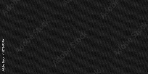 Black canvas fabric seamless background texture. Dark textile cloth used for shoes, clothing, bags and furniture material.