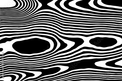 Contemporary art illustration. Abstract monochrome design for a dynamic, modern project. Eps 10