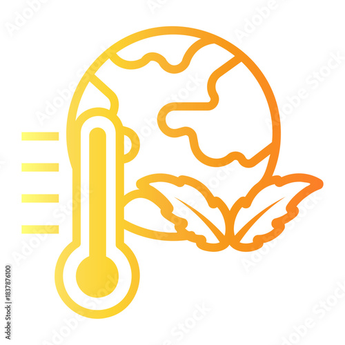 global Line Gradient Icon