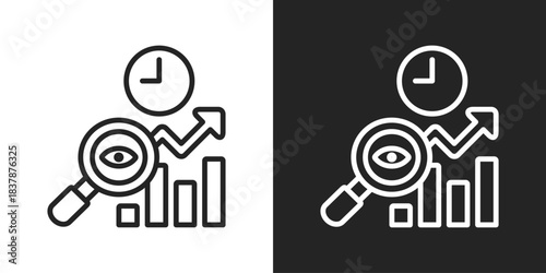 Responsibility Icon In Black And White Line Style