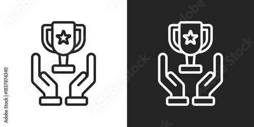 Precision Icon In Black And White Line Style