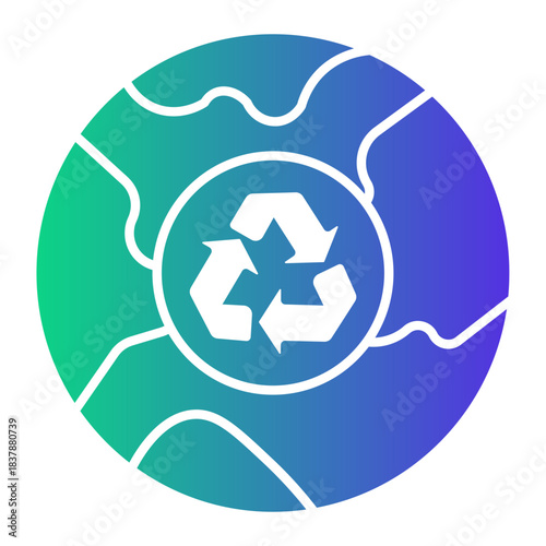 recycle Gradient icon
