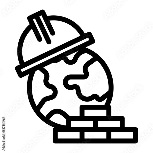 construction Line Icon