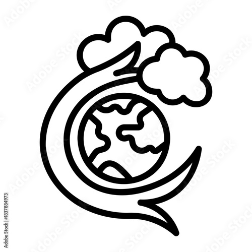 agroforestry Line Icon