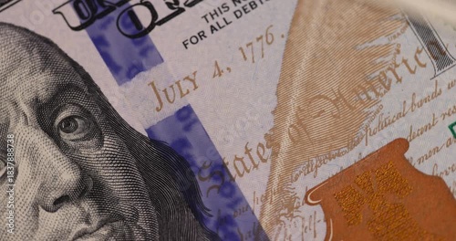 Close-up of American dollars