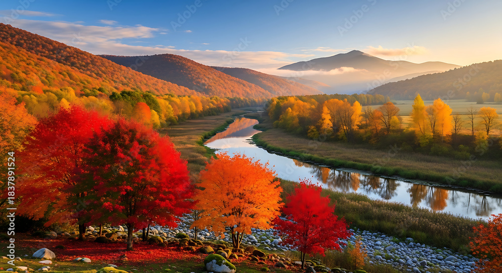 Obraz premium autumn in the mountains