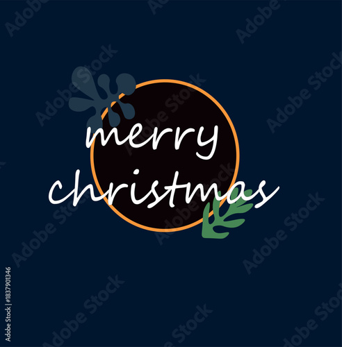 Merry Christmas vector illustration of an abstract background