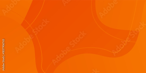 Design colorful orange curve background abstract modern design