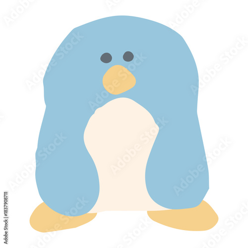 海のなかまたちシリーズ｜ペンギン / Penguin (Cute Simple Illustration)