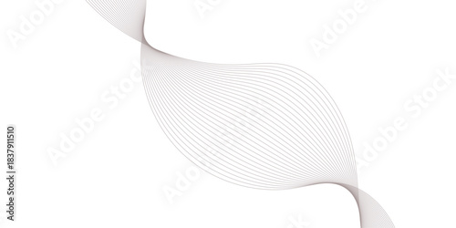 Yellow plastic spoon isolated on white with wave art and 3D illustration