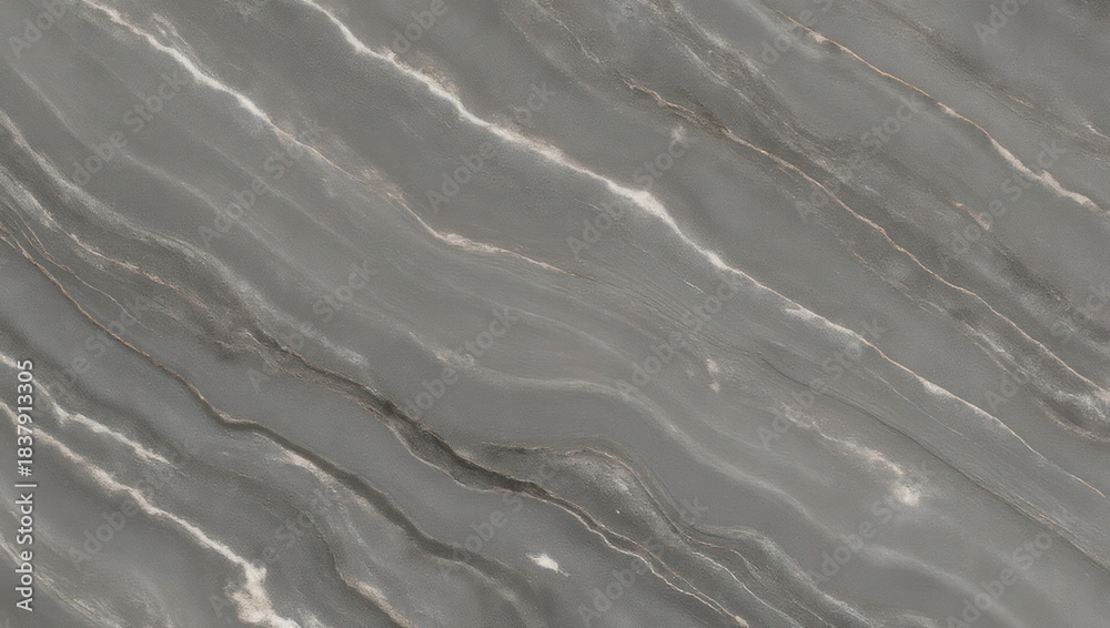 Fototapeta premium Elegant Gray Marble with Green and White Veins, Natural Stone Texture Background.
