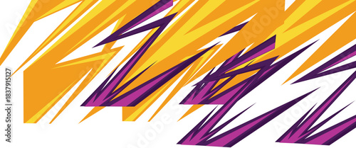 Car pattern graphic vector with exclusive colors. Abstract grunge background design for vehicle vinyl wrap and sports car, racing car, modern.