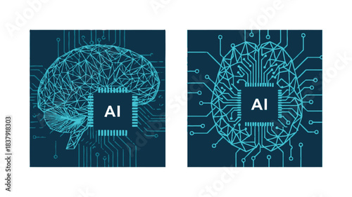 Artificial intelligence and the human brain a digital connection visualized