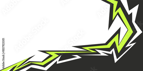 Abstract background with geometric sharp arrow pattern and with some copy space area