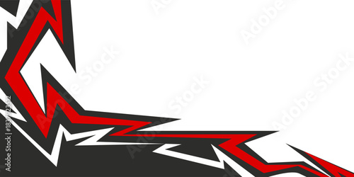 Abstract background with geometric sharp arrow pattern and with some copy space area