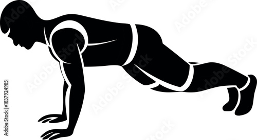 vector illustration of a male figure