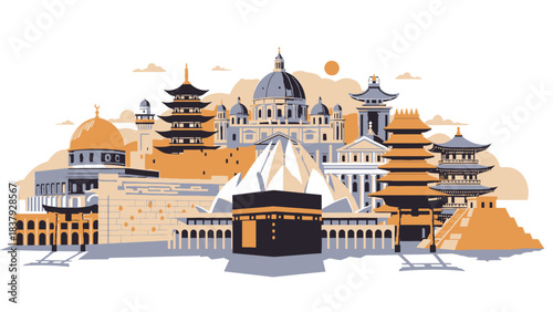 Hands Holding World Symbols