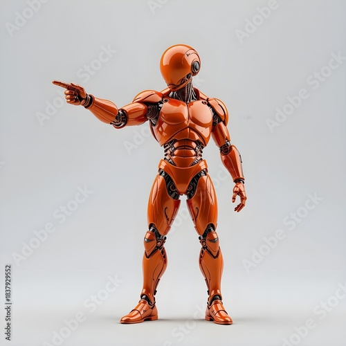 3d render of a robot