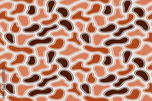 Abstract stone pebble background. Pebble seamless pattern illustration.
