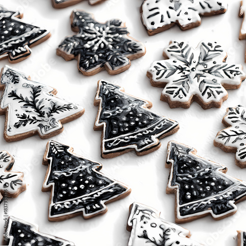 Winter Christmas new Year holiday illustrations