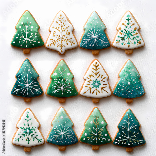 Winter Christmas new Year holiday illustrations