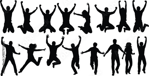 Large set of universal black flat vector icons, common user interface symbols for web and mobile applications, simple design elements for technology, business, multimedia, and communication.