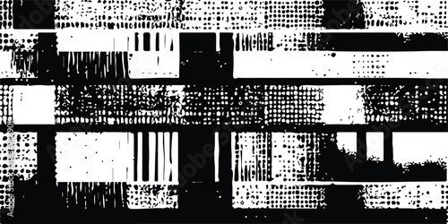 Black and white grunge textured background design
