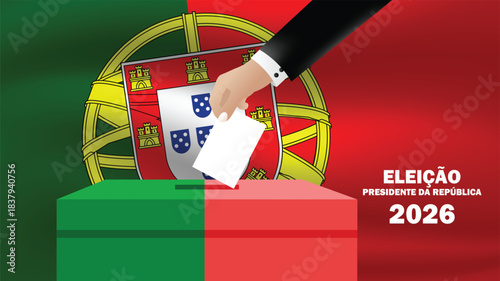 Portugal Presidential Election 2026 Poster Featuring National Ballot Submission Scene