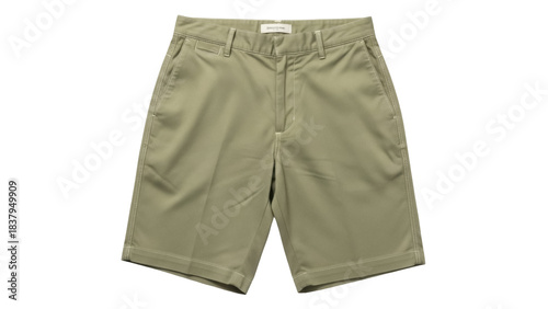 Fotografía Isolated khaki shorts, casual clothing, menswear, folded leg bottoms, summer app