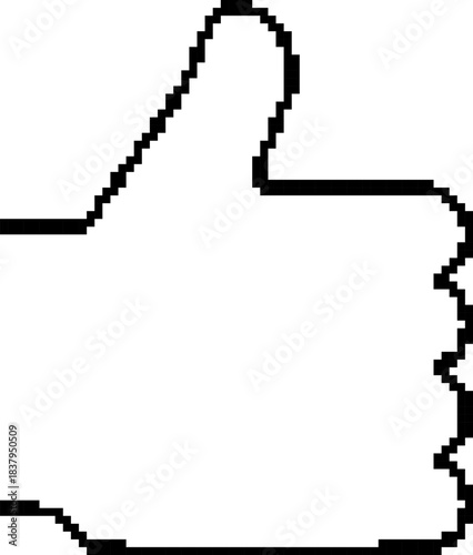 Best choice 8-bit pixel icon. Vector illustration.