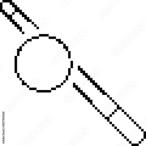 Billiards 8-bit pixel icon. Vector illustration.