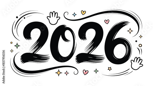 Anticipating 2026: A modern and engaging design with playful elements, creating a sense of anticipation and excitement.