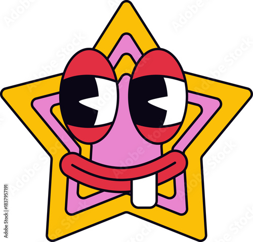 Groovy Star Emoticon