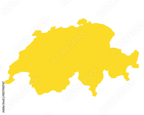 Karte der Schweiz