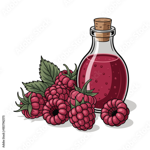 bottle of wine and grapes